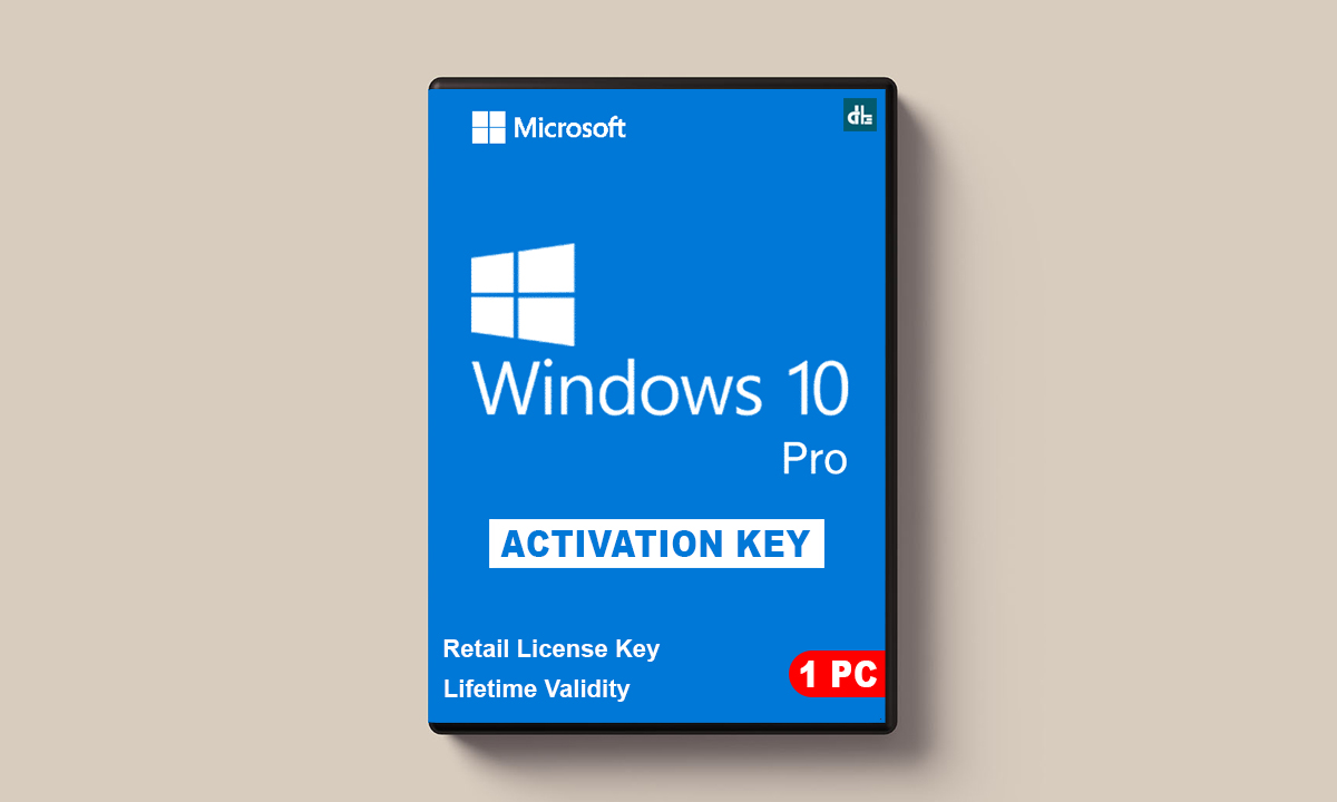 Windows 10 Pro Retail product License Key with lifetime validity