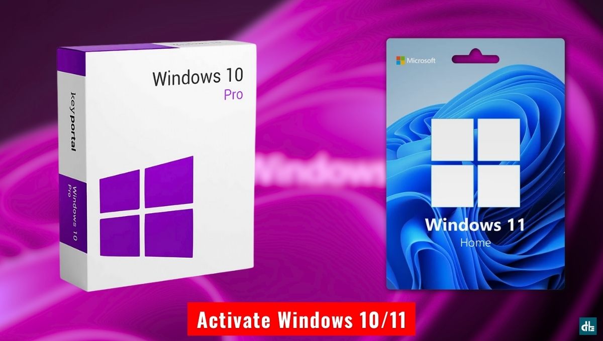 Tutorial steps for Activating Windows 10/11 with product key